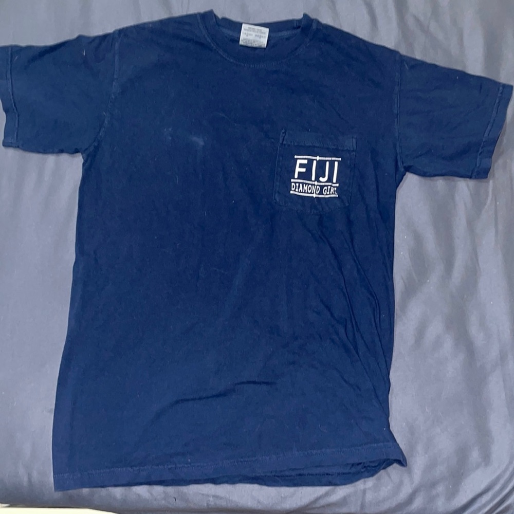 Blue FIJI Fraternity shirt